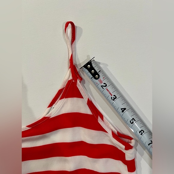 Tipsy Elves American Flag Red and White Striped Jumpsuit Blue Starry Bottom XS - Picture 8 of 15